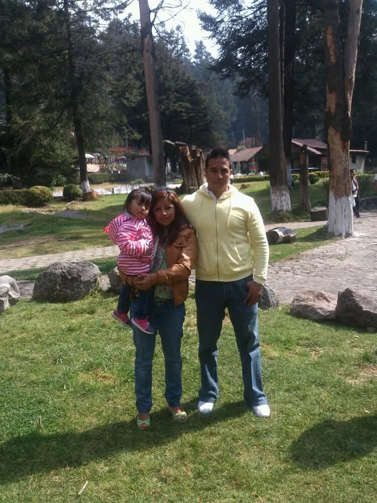 Con mamá y papá